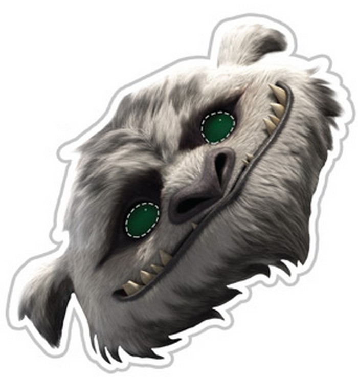 masque grognon creature legendaire